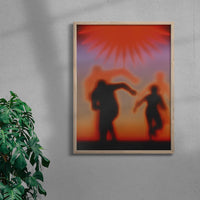 Thumbnail for What Happened contemporary wall art print by Antoine Paikert - sold by DROOL