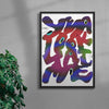 Yeah Look At Me contemporary wall art print by Jorge Santos - sold by DROOL