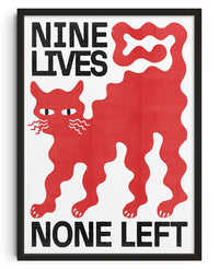 Thumbnail for Nine Lives contemporary wall art print by Alexander Khabbazi - sold by DROOL