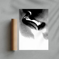 Thumbnail for Mouth-to-mouth contemporary wall art print by Sven Silk - sold by DROOL