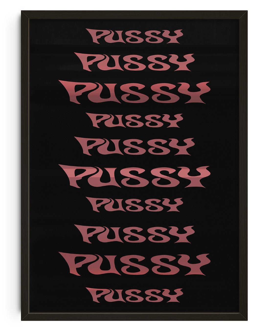 Pussy contemporary wall art print by Cold Archive - sold by DROOL