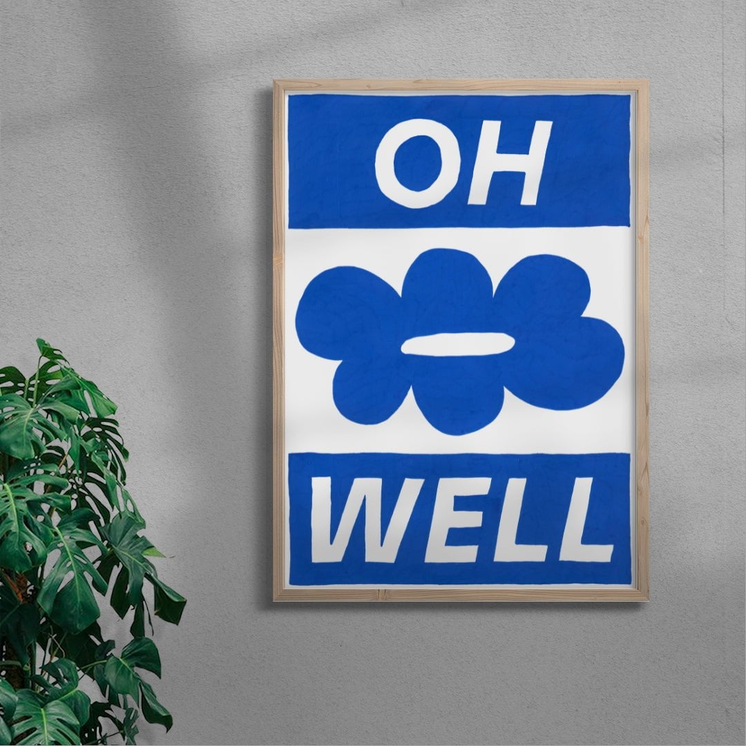 Oh Well contemporary wall art print by Sara Cristina Moser - sold by DROOL