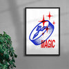 Magic contemporary wall art print by Jiro Bevis - sold by DROOL