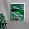 Rear Window contemporary wall art print by Fabien Dendiével - sold by DROOL