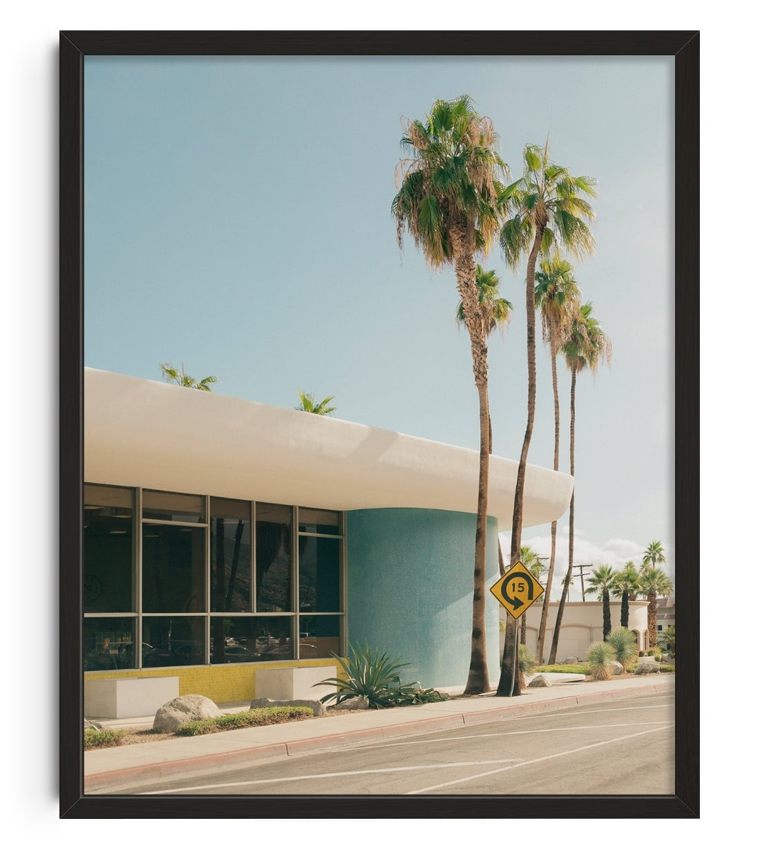 PALM SPRING contemporary wall art print by Gregory Tauziac - sold by DROOL