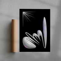 Thumbnail for Four Twenty contemporary wall art print by Kim Van Vuuren - sold by DROOL