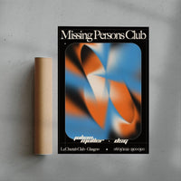 Thumbnail for MISSING PERSONS CLUB - JULIAN MULLER contemporary wall art print by Marinello Studio - sold by DROOL