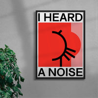 Thumbnail for I Heard a Noise contemporary wall art print by Marco Oggian - sold by DROOL