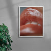 JUICY contemporary wall art print by Nadia Ryder - sold by DROOL