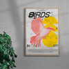 Birds contemporary wall art print by MEDG - sold by DROOL