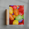 Balloon Party contemporary wall art print by Burak Boylu - sold by DROOL