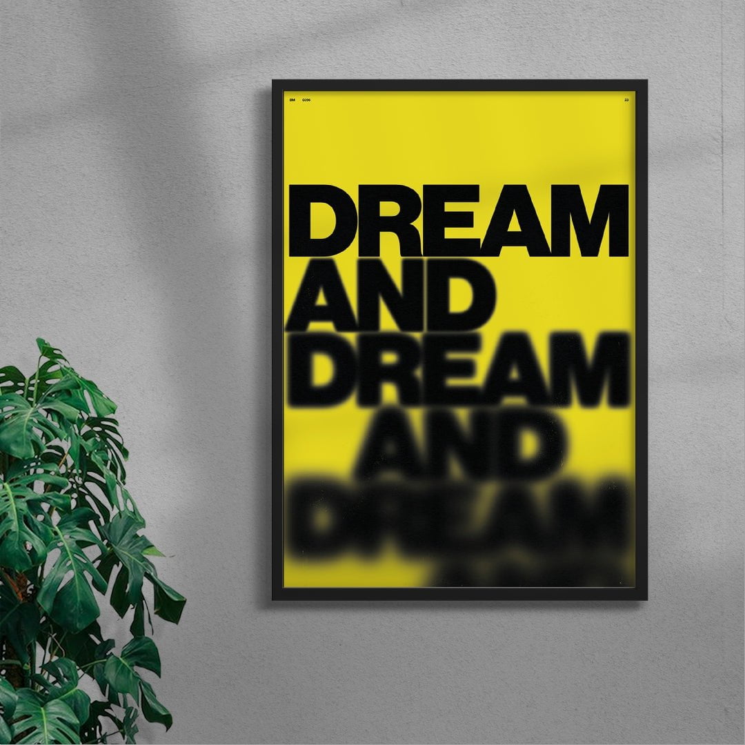 DREAM contemporary wall art print by Brad Mead - sold by DROOL