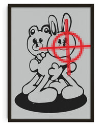 Thumbnail for Care Bear contemporary wall art print by Sven Silk - sold by DROOL