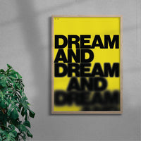 Thumbnail for DREAM contemporary wall art print by Brad Mead - sold by DROOL