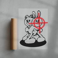 Thumbnail for Care Bear contemporary wall art print by Sven Silk - sold by DROOL