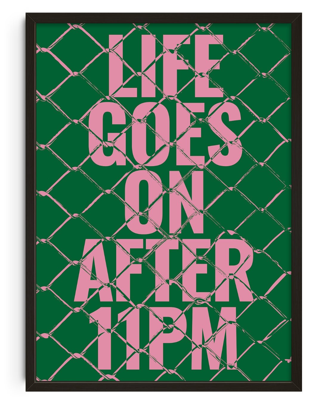 Life Goes On After 11PM contemporary wall art print by Maxim Dosca - sold by DROOL