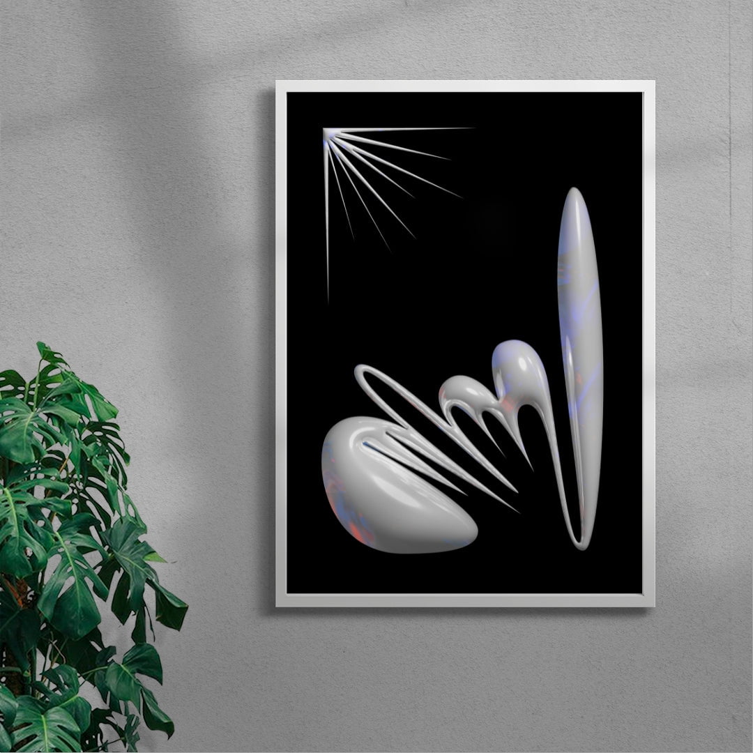 Four Twenty contemporary wall art print by Kim Van Vuuren - sold by DROOL