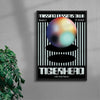 MISSING PERSONS CLUB - TIGERHEAD contemporary wall art print by Marinello Studio - sold by DROOL