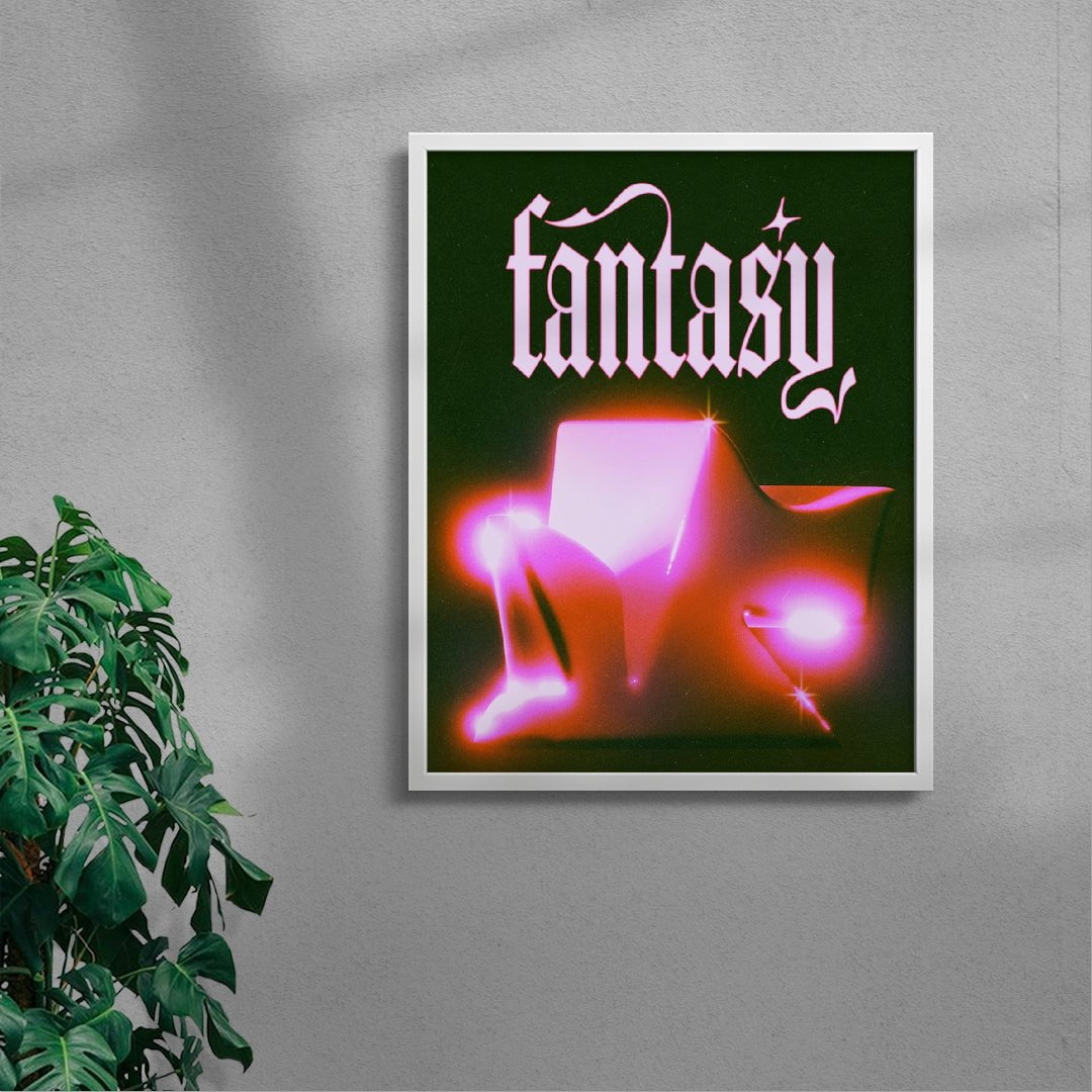 Fantasy contemporary wall art print by Jasmin Chavez - sold by DROOL