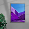 Purple Summer contemporary wall art print by Burak Boylu - sold by DROOL