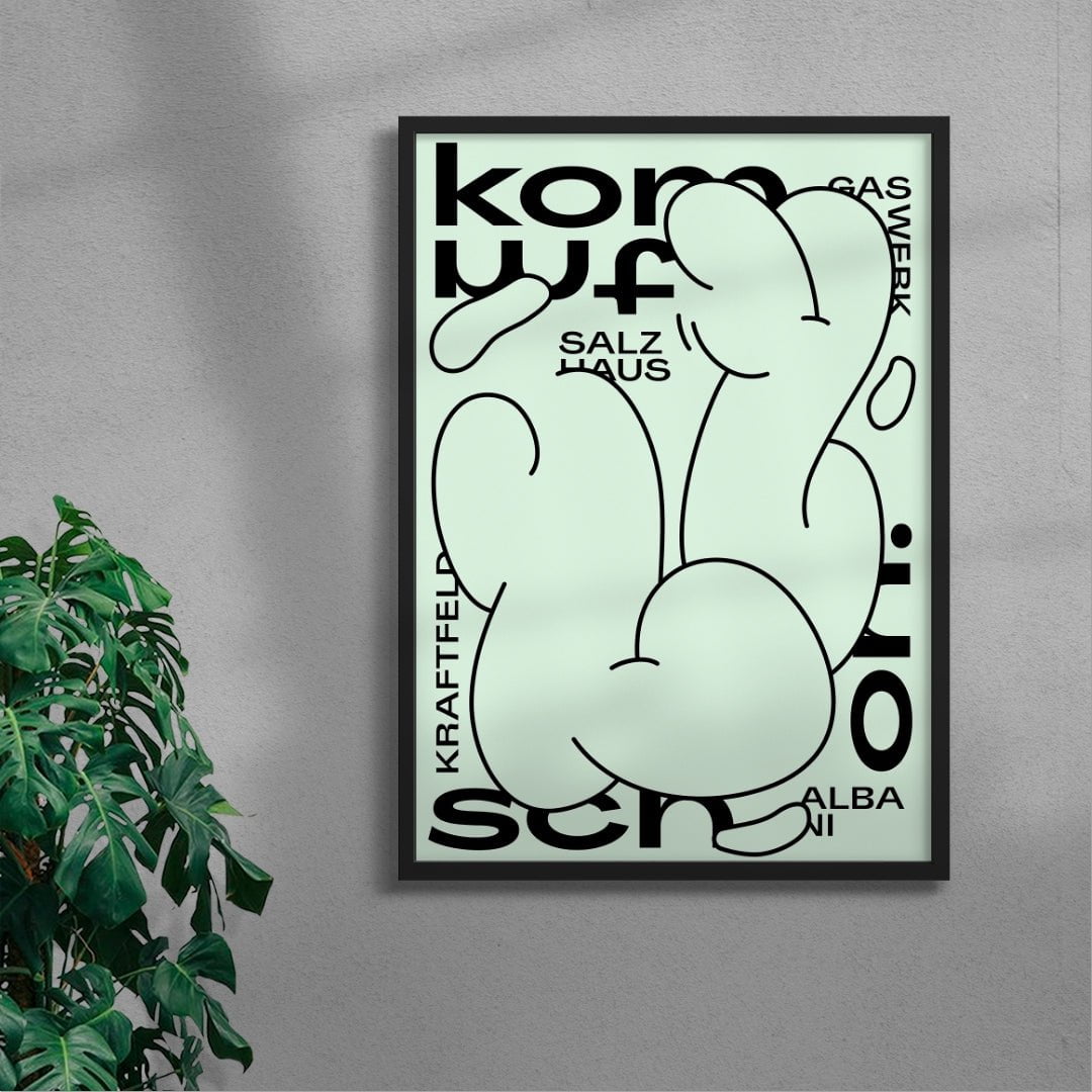 Kommt schon. contemporary wall art print by Jérôme Bizien - sold by DROOL