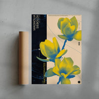 Thumbnail for Magnolia contemporary wall art print by MEDG - sold by DROOL