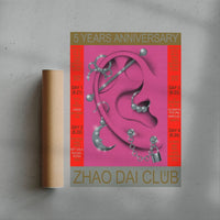 Thumbnail for Zhao Dai 5 Year Anniversary contemporary wall art print by MENSLIES - sold by DROOL