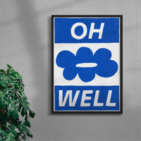 Thumbnail for Oh Well contemporary wall art print by Sara Cristina Moser - sold by DROOL