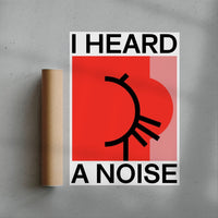 Thumbnail for I Heard a Noise contemporary wall art print by Marco Oggian - sold by DROOL