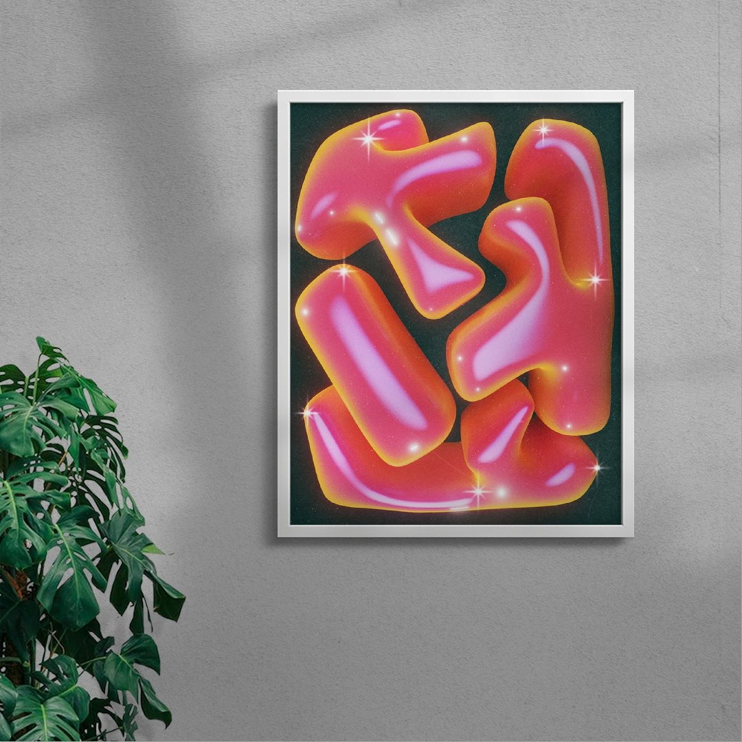 IFHY contemporary wall art print by Jasmin Chavez - sold by DROOL