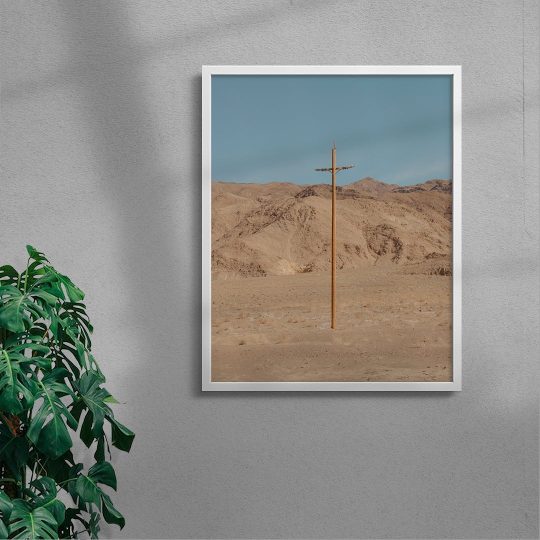 CROSS contemporary wall art print by Gregory Tauziac - sold by DROOL