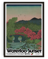 Thumbnail for Waterloo Sunset contemporary wall art print by George Kempster - sold by DROOL