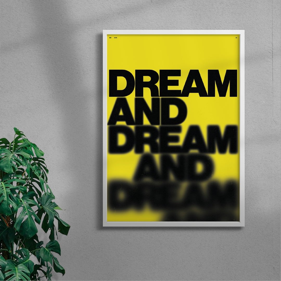 DREAM contemporary wall art print by Brad Mead - sold by DROOL