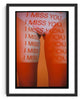 I miss you contemporary wall art print by Martina Matencio - sold by DROOL