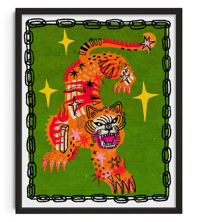 Tigre en Verde