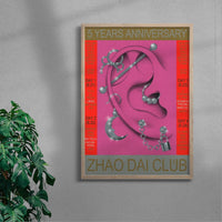 Thumbnail for Zhao Dai 5 Year Anniversary contemporary wall art print by MENSLIES - sold by DROOL