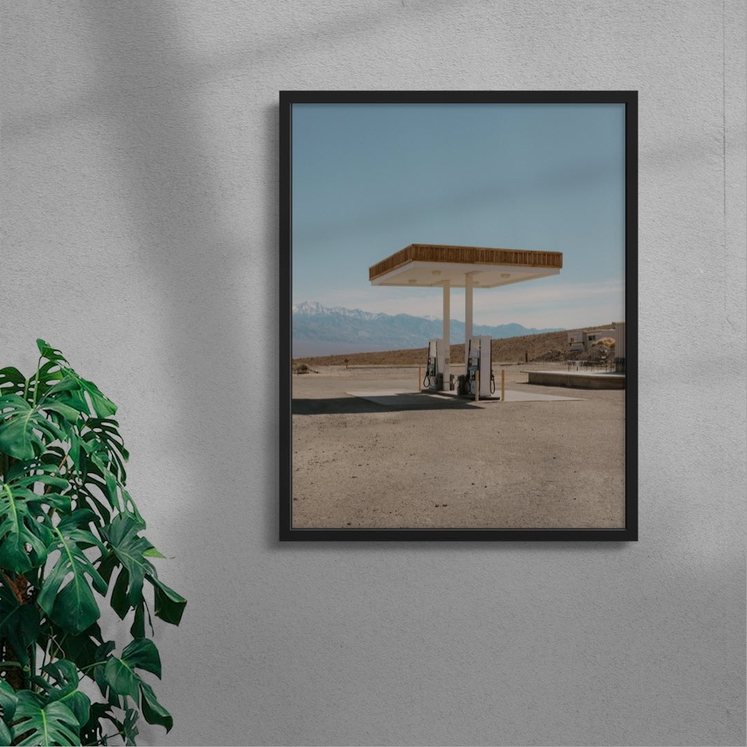 STATION contemporary wall art print by Gregory Tauziac - sold by DROOL