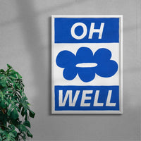 Thumbnail for Oh Well contemporary wall art print by Sara Cristina Moser - sold by DROOL