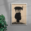 The Man Who Was Mounted contemporary wall art print by David Schmitt - sold by DROOL