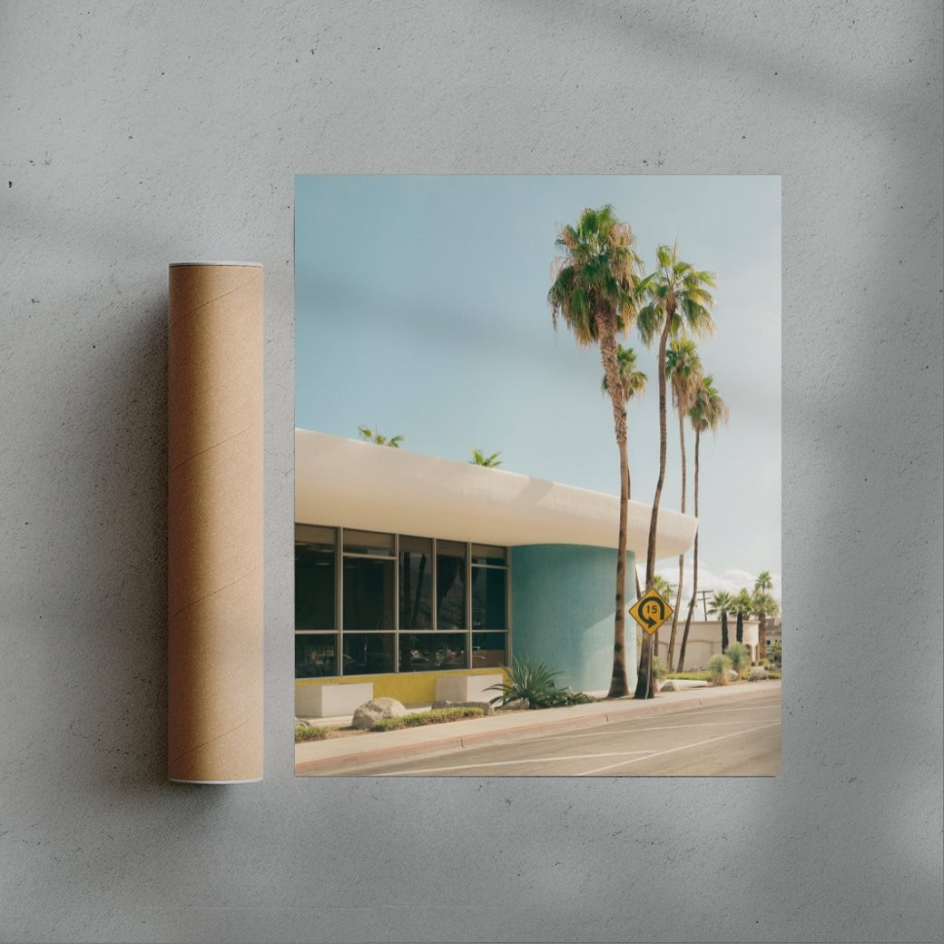 PALM SPRING contemporary wall art print by Gregory Tauziac - sold by DROOL