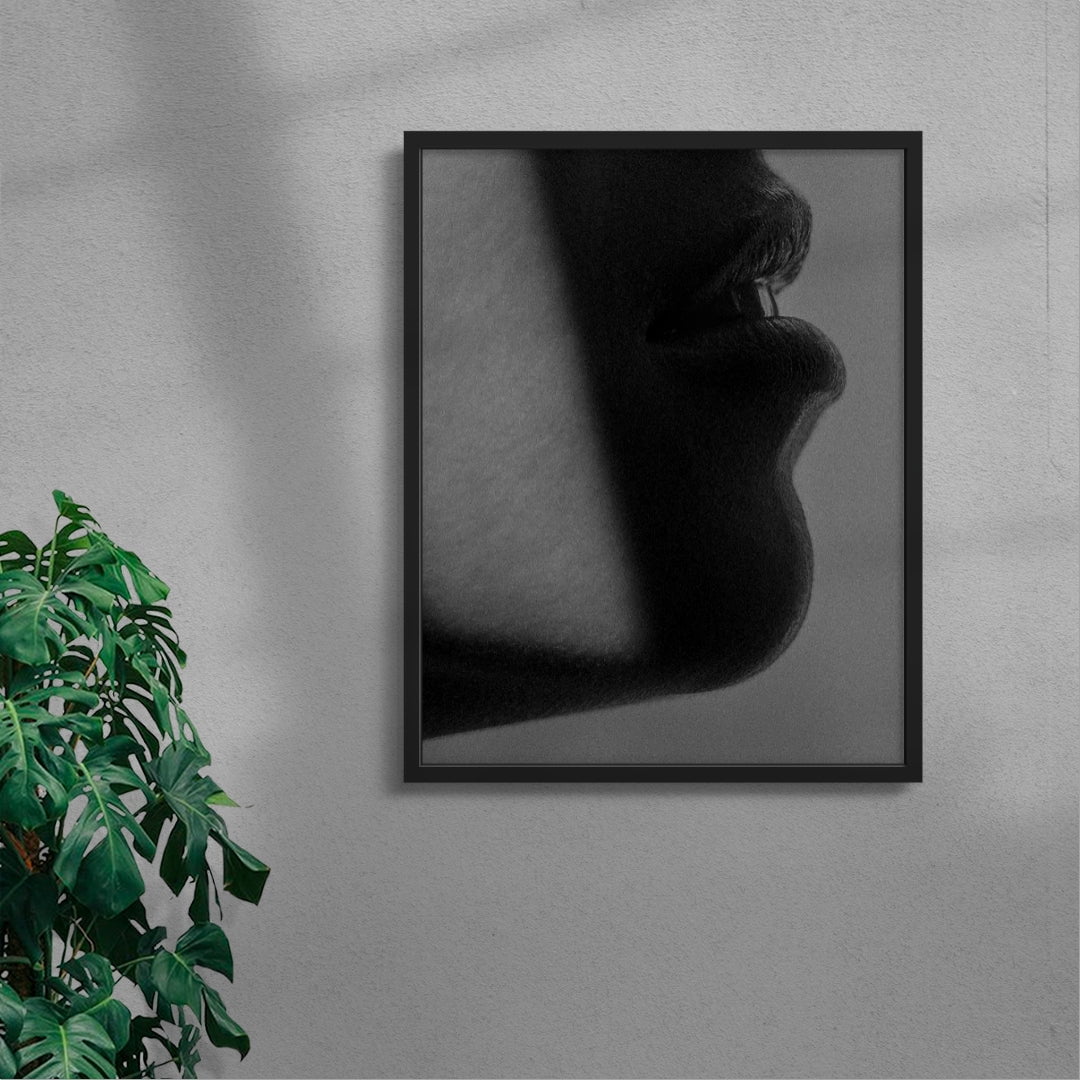 CHIN contemporary wall art print by Gregory Tauziac - sold by DROOL