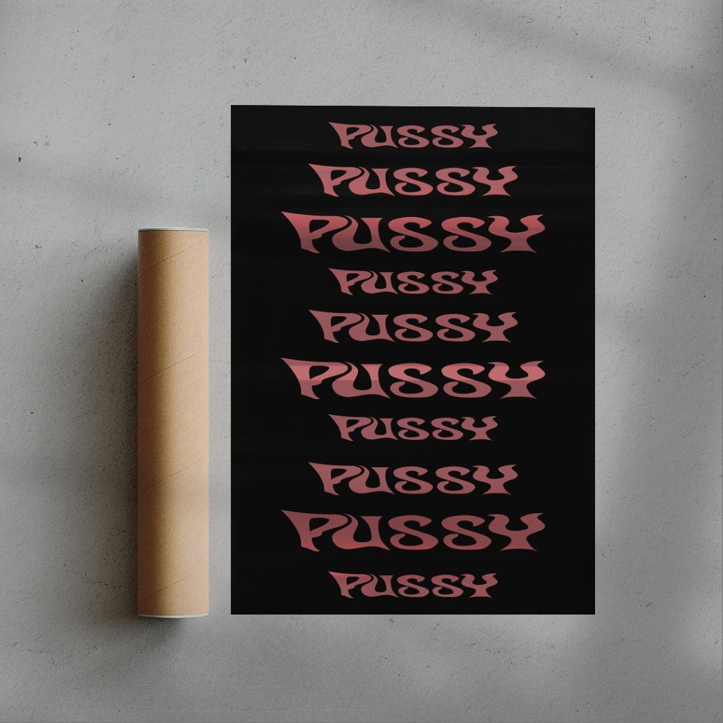 Pussy contemporary wall art print by Cold Archive - sold by DROOL