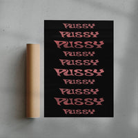 Thumbnail for Pussy contemporary wall art print by Cold Archive - sold by DROOL