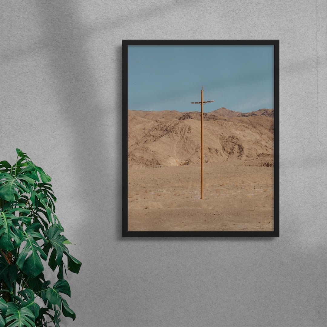 CROSS contemporary wall art print by Gregory Tauziac - sold by DROOL