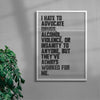 Hunter Thompson contemporary wall art print by Cold Archive - sold by DROOL