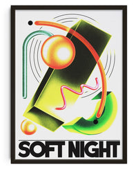 Thumbnail for Soft Night contemporary wall art print by Liorzh - sold by DROOL