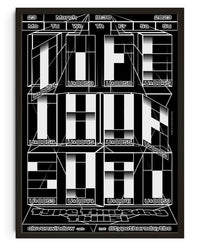 Thumbnail for Type Thursday Tbilisi contemporary wall art print by Mikhail Lychkovskiy - sold by DROOL