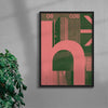 h contemporary wall art print by Brad Mead - sold by DROOL