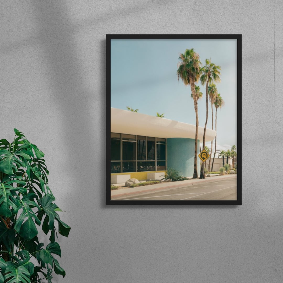 PALM SPRING contemporary wall art print by Gregory Tauziac - sold by DROOL