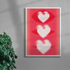 Love Is Blind contemporary wall art print by UESATSU - sold by DROOL